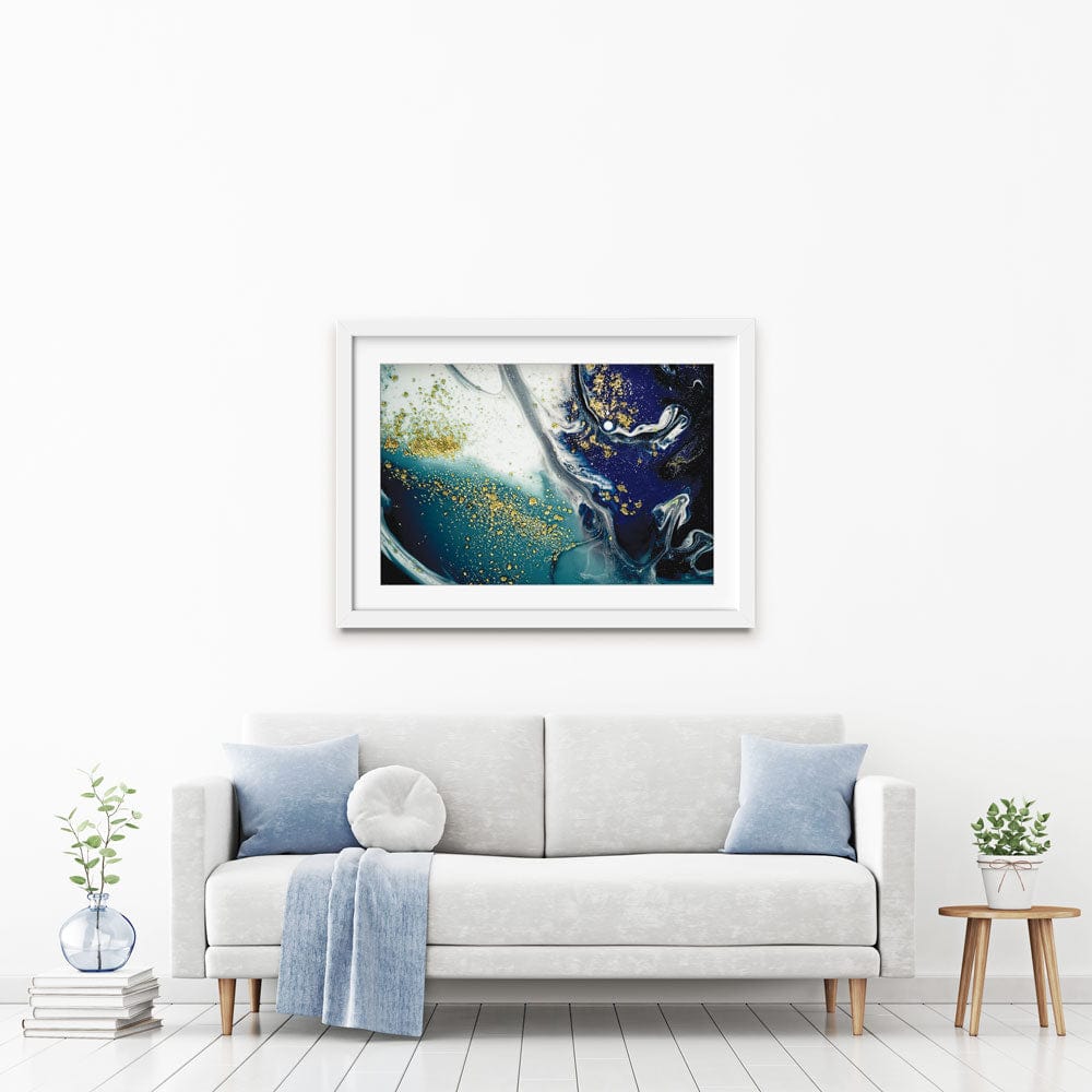 Magical Marble Framed Art Print wall art product CARACOLLA / Shutterstock