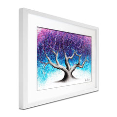 Midnight Dream Tree Framed Art Print wall art product Ashvin Harrison