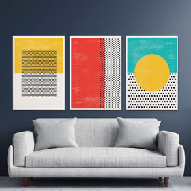Modern Trio Canvas Print wall art product Kanate / Shutterstock