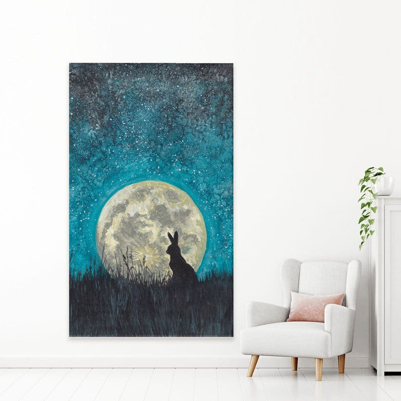 Moon Hare Canvas Print wall art product Xandpic / Shutterstock