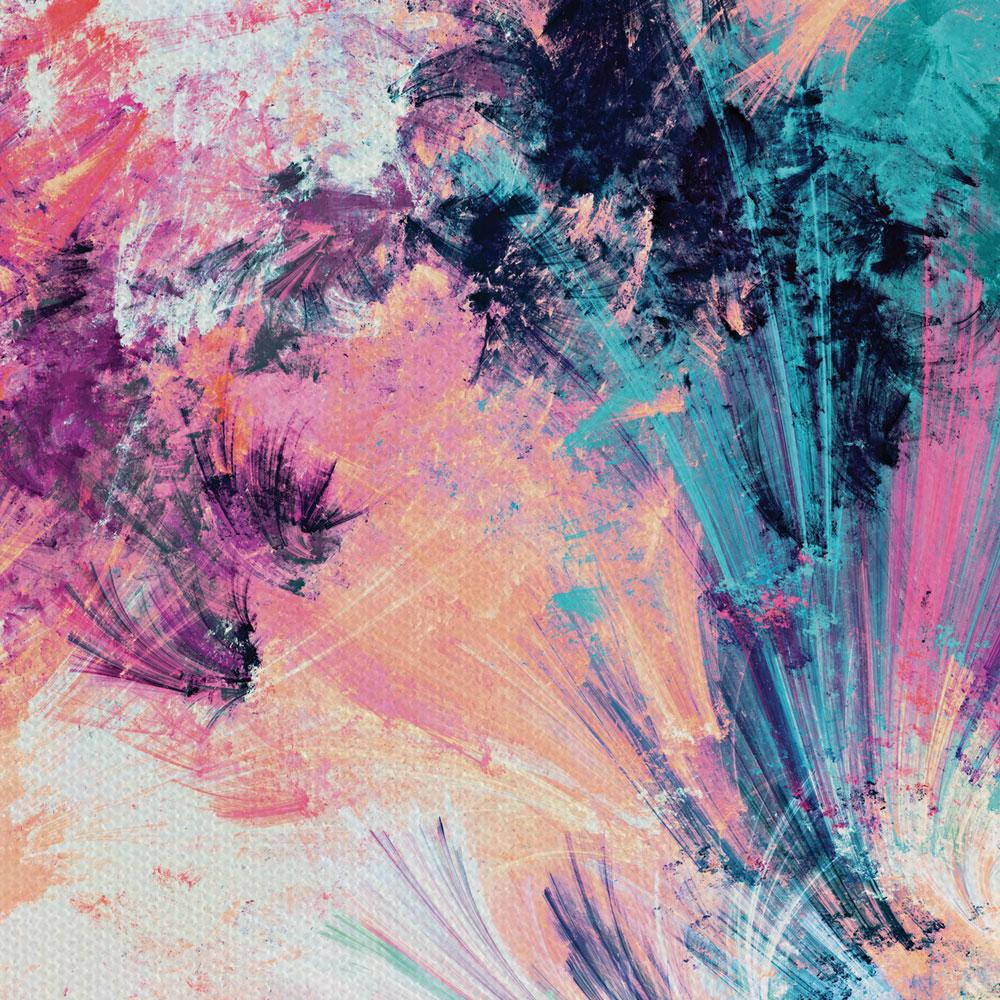 Multicoloured Abstract Trio Canvas Print wall art product Excellent backgrounds / Shutterstock