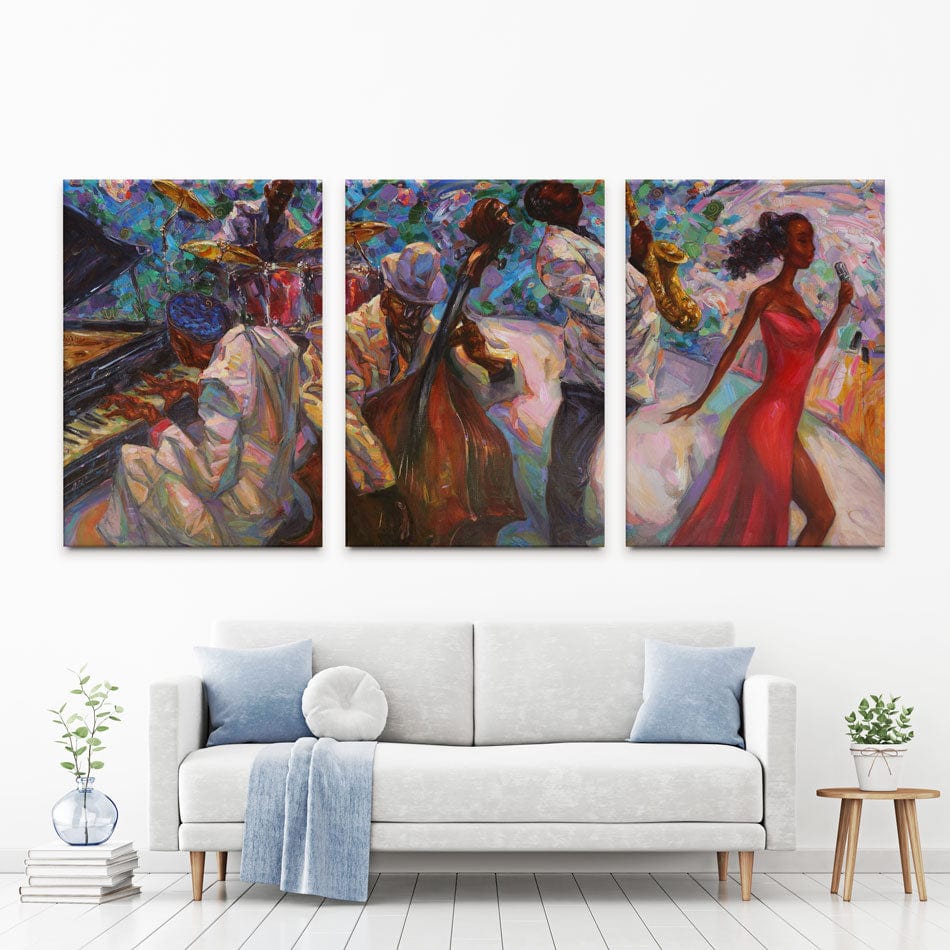 Musical Compilation Trio Canvas Print wall art product ROMAN NOGIN / Shutterstock