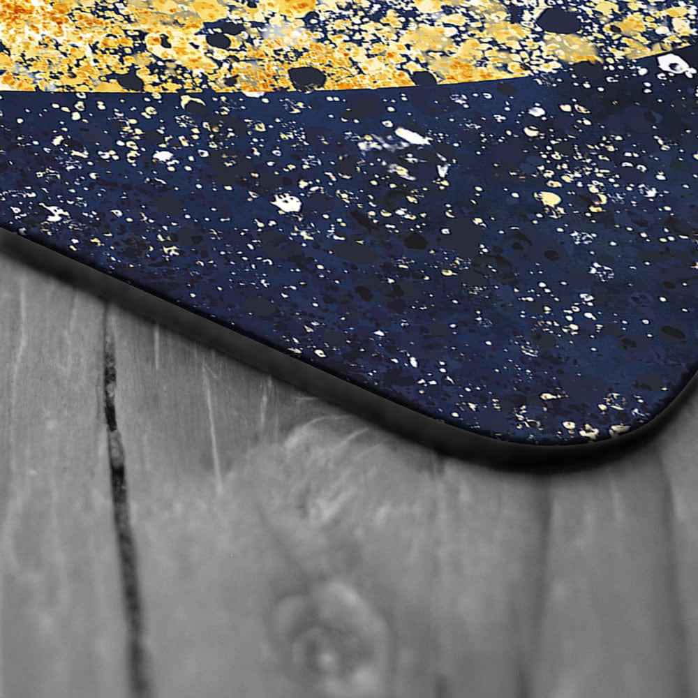 Navy Hearts Splatter Coaster Set wall art product J Tonges / Independent