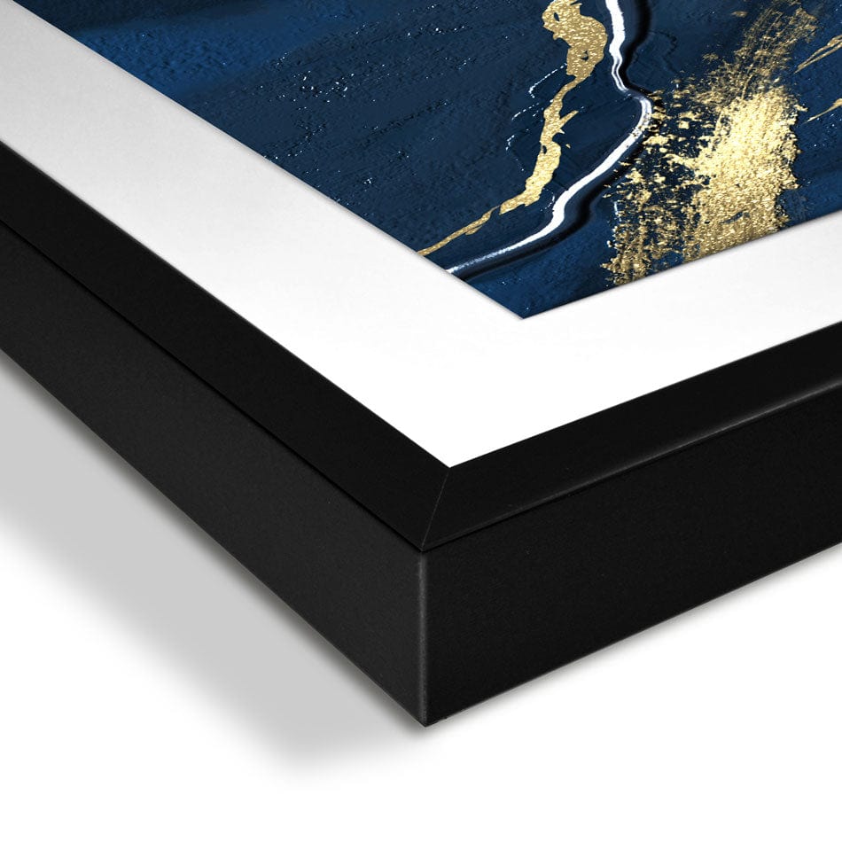 Navy Tones Framed Art Print wall art product Muzi pear studio / Shutterstock