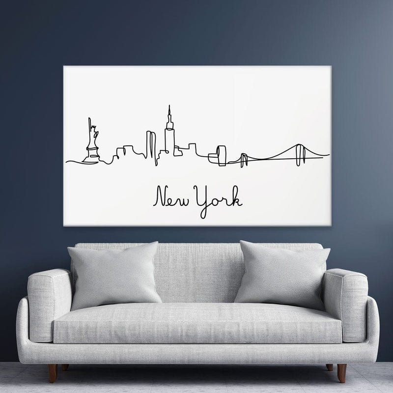 New York Lines Canvas Print wall art product StockLeb / Shutterstock