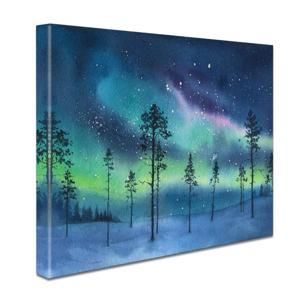 Northern lights canvas discount wall art
