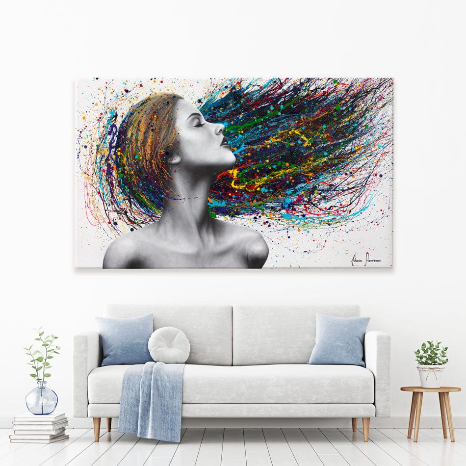 Obsidian Canvas Print wall art product Ashvin Harrison