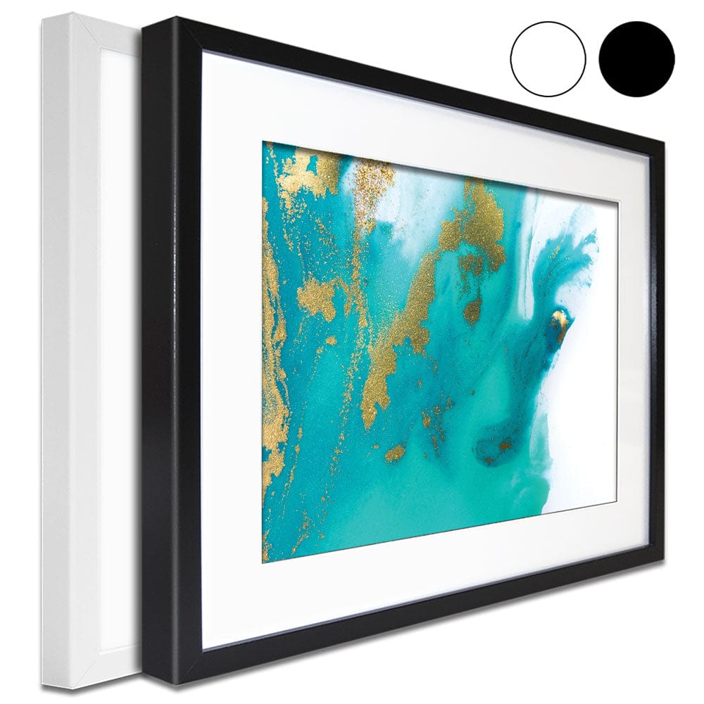 Ocean Marble Framed Art Print wall art product Ana Babii / Shutterstock