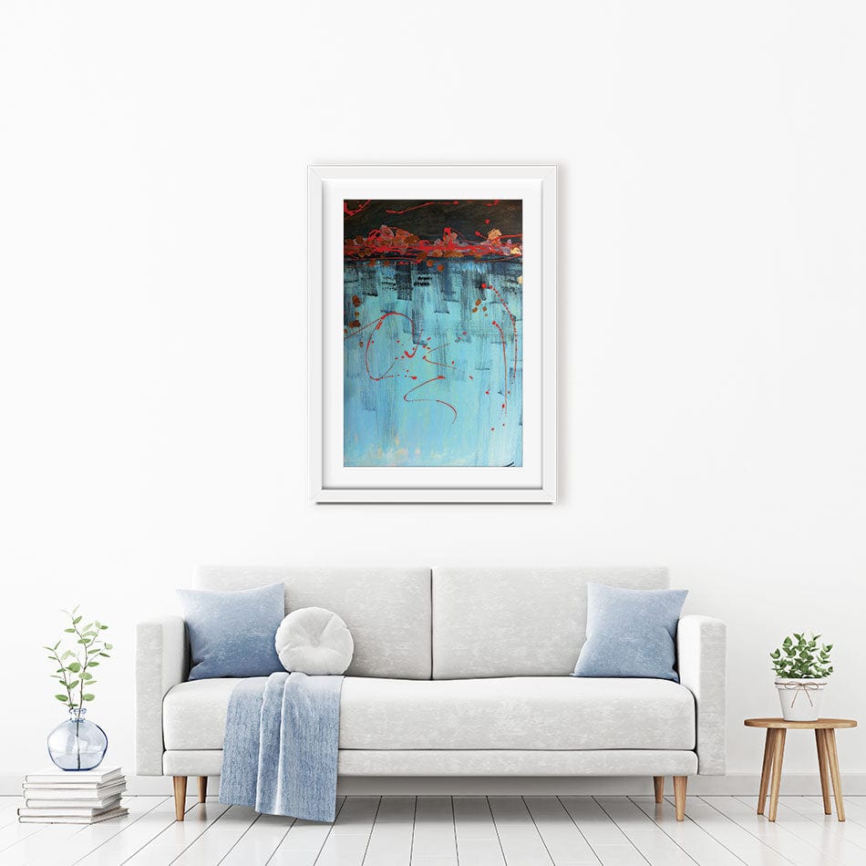 Out Of The Blue Framed Art Print wall art product Jane Brookshaw