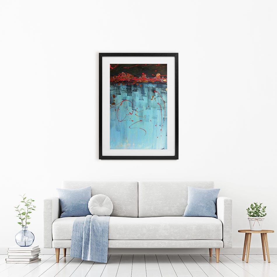 Out Of The Blue Framed Art Print wall art product Jane Brookshaw