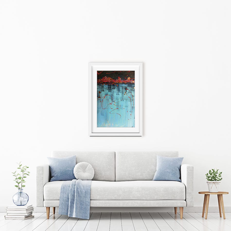 Out Of The Blue Framed Art Print wall art product Jane Brookshaw