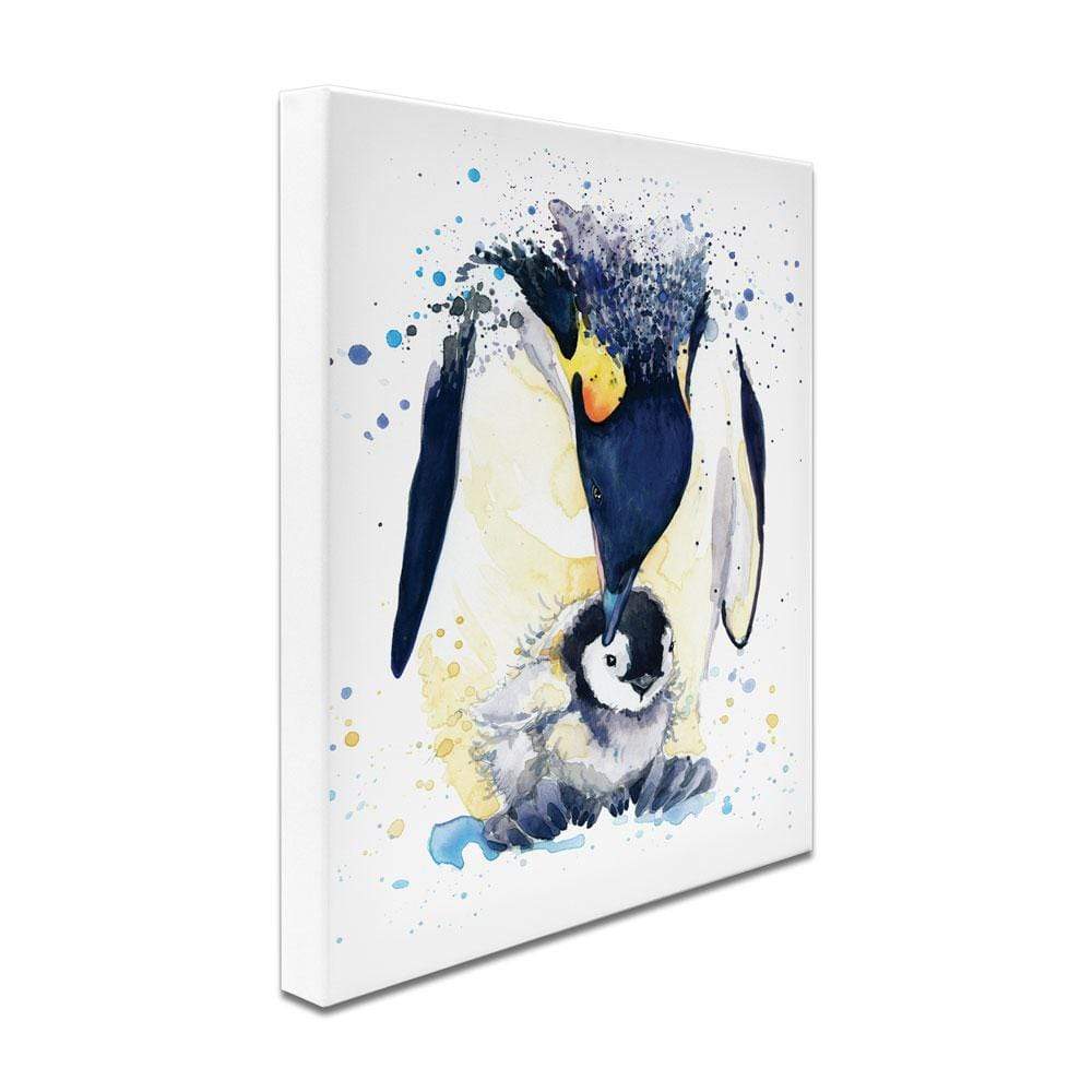 Penguin Paint Splash Canvas Print – Art Print Shop