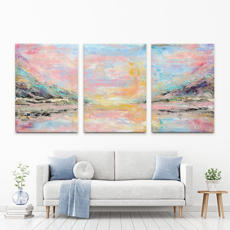 Pink Haze Trio Canvas Print wall art product Larisa Lavrova / Shutterstock
