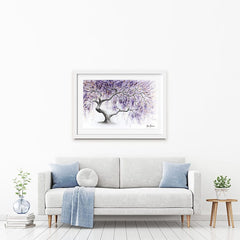 Purple Prosperity Framed Art Print wall art product Ashvin Harrison