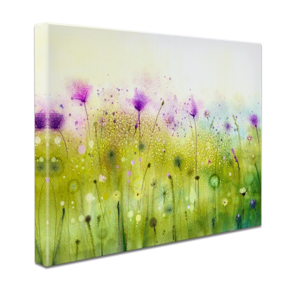 Purple Wildflowers Canvas Print wall art product pluie_r / Shutterstock