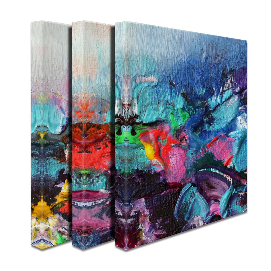 Rainbow Smear Trio Canvas Print wall art product Rudchenko Liliia / Shutterstock