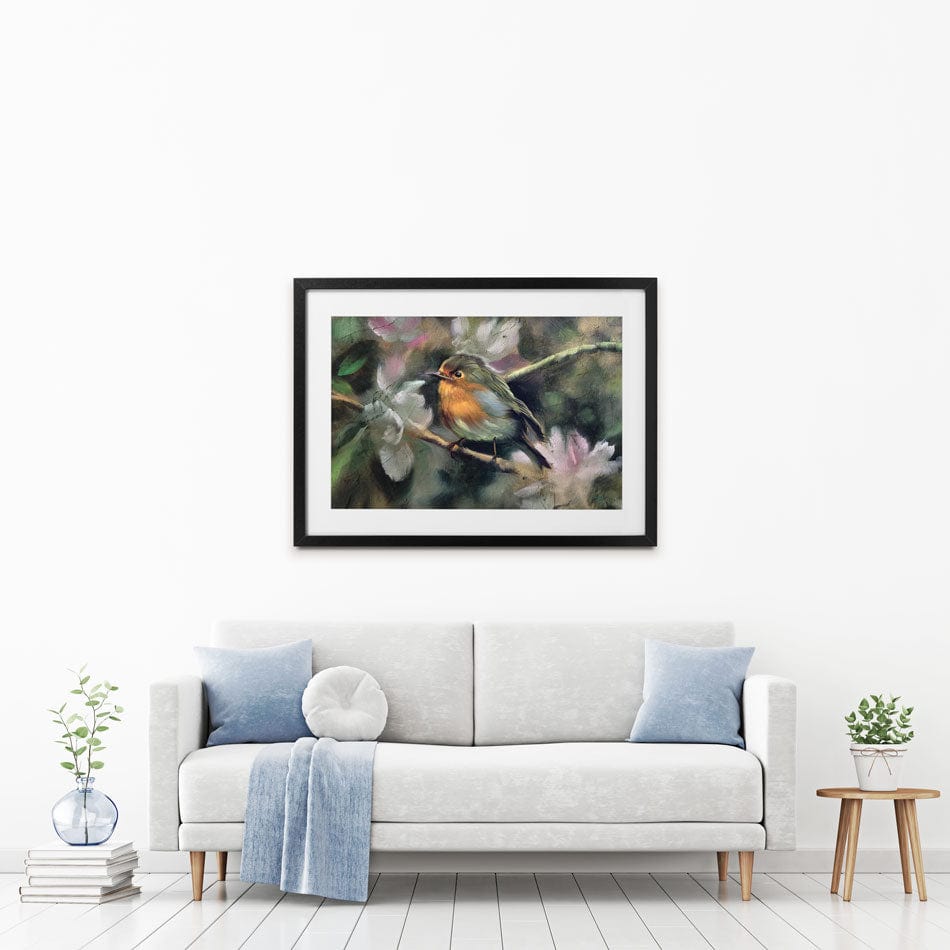 Robin Framed Art Print wall art product Marc Little / Shutterstock