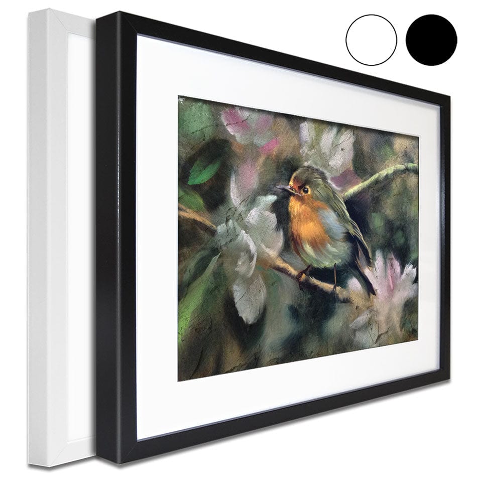 Robin Framed Art Print wall art product Marc Little / Shutterstock