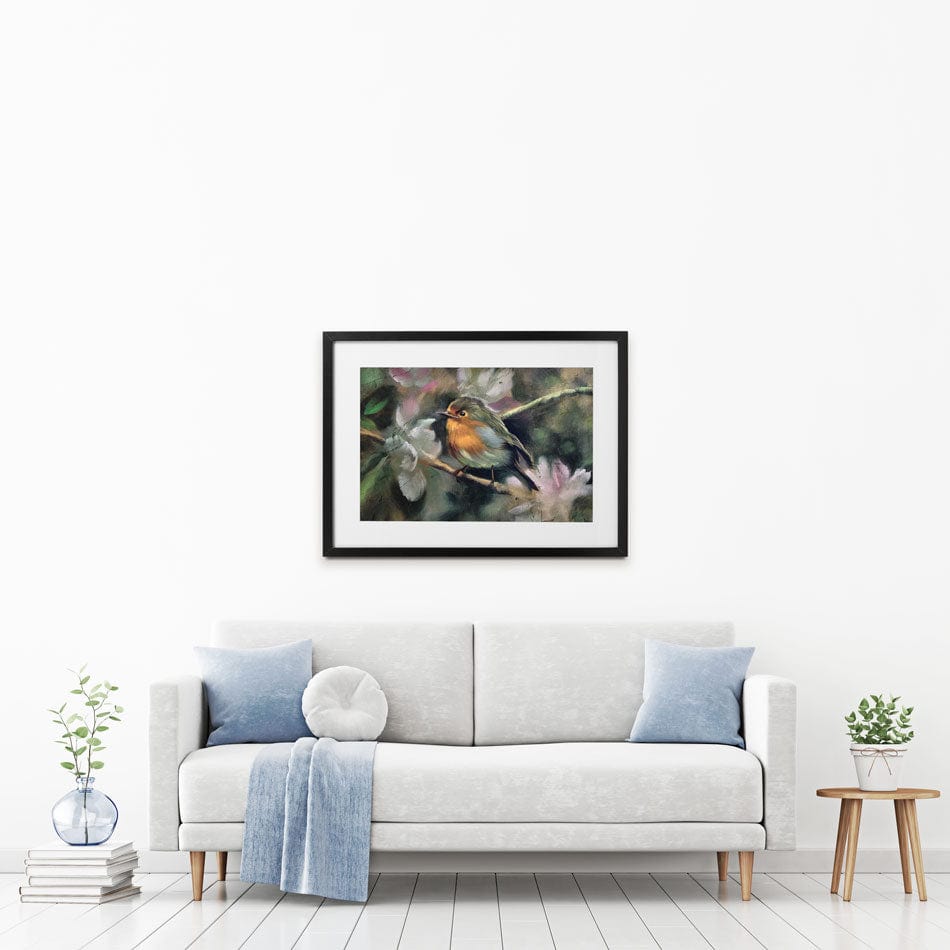 Robin Framed Art Print wall art product Marc Little / Shutterstock
