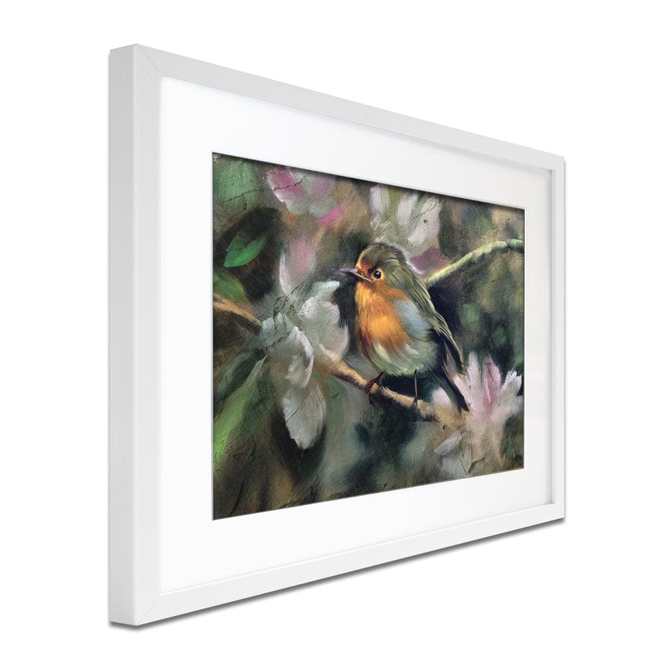 Robin Framed Art Print wall art product Marc Little / Shutterstock