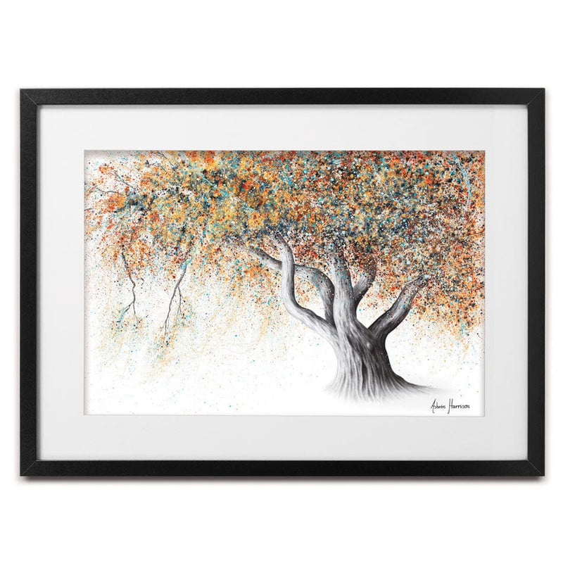 Rusty Autumn Tree Framed Art Print wall art product Ashvin Harrison