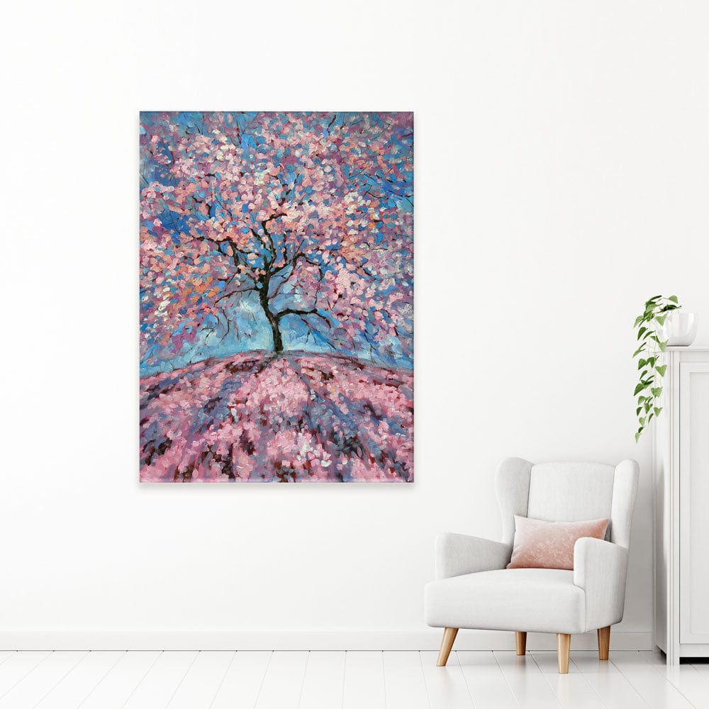 HD Print Cherry Blossom Canvas by Cao Gen Decor