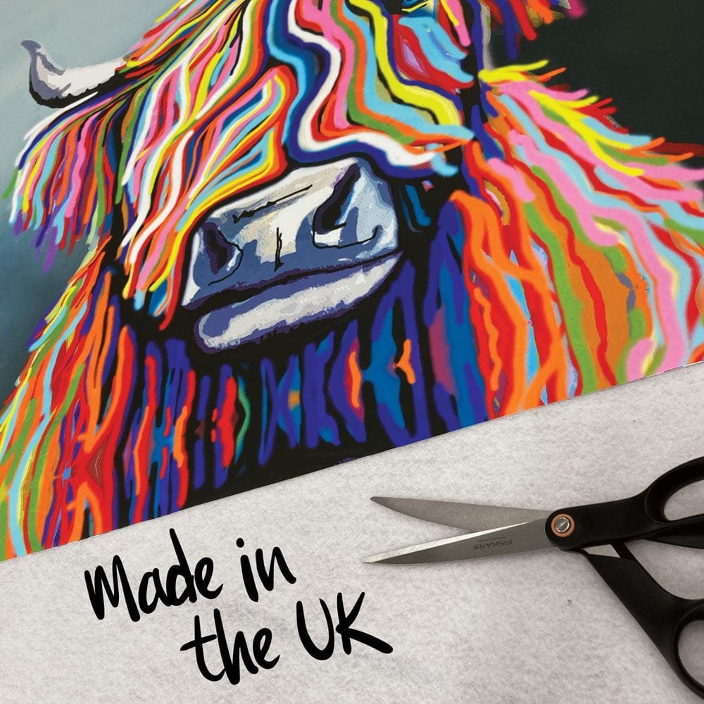 Scottish Highland Coo Canvas Print wall art product Independent