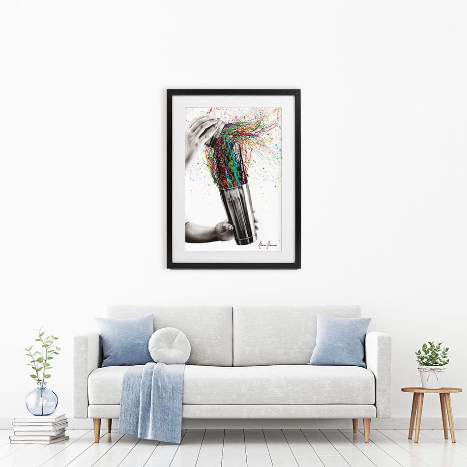 Shake It Framed Art Print wall art product Ashvin Harrison