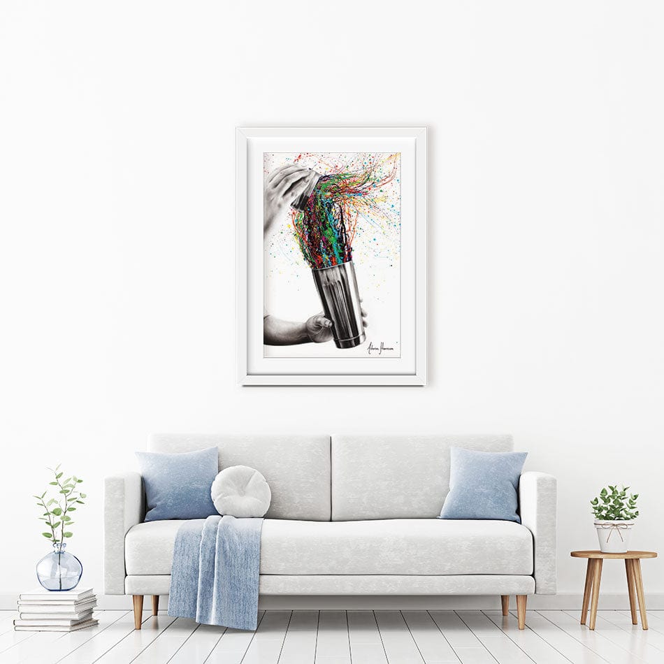 Shake It Framed Art Print wall art product Ashvin Harrison