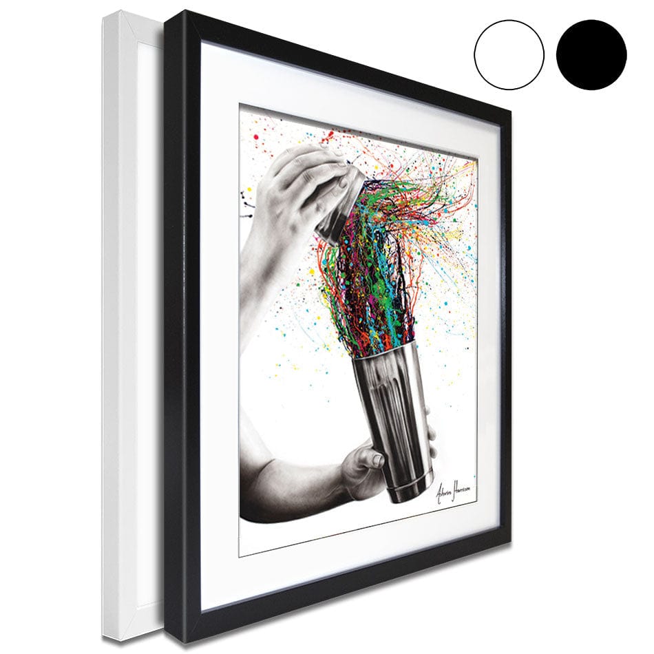 Shake It Framed Art Print wall art product Ashvin Harrison