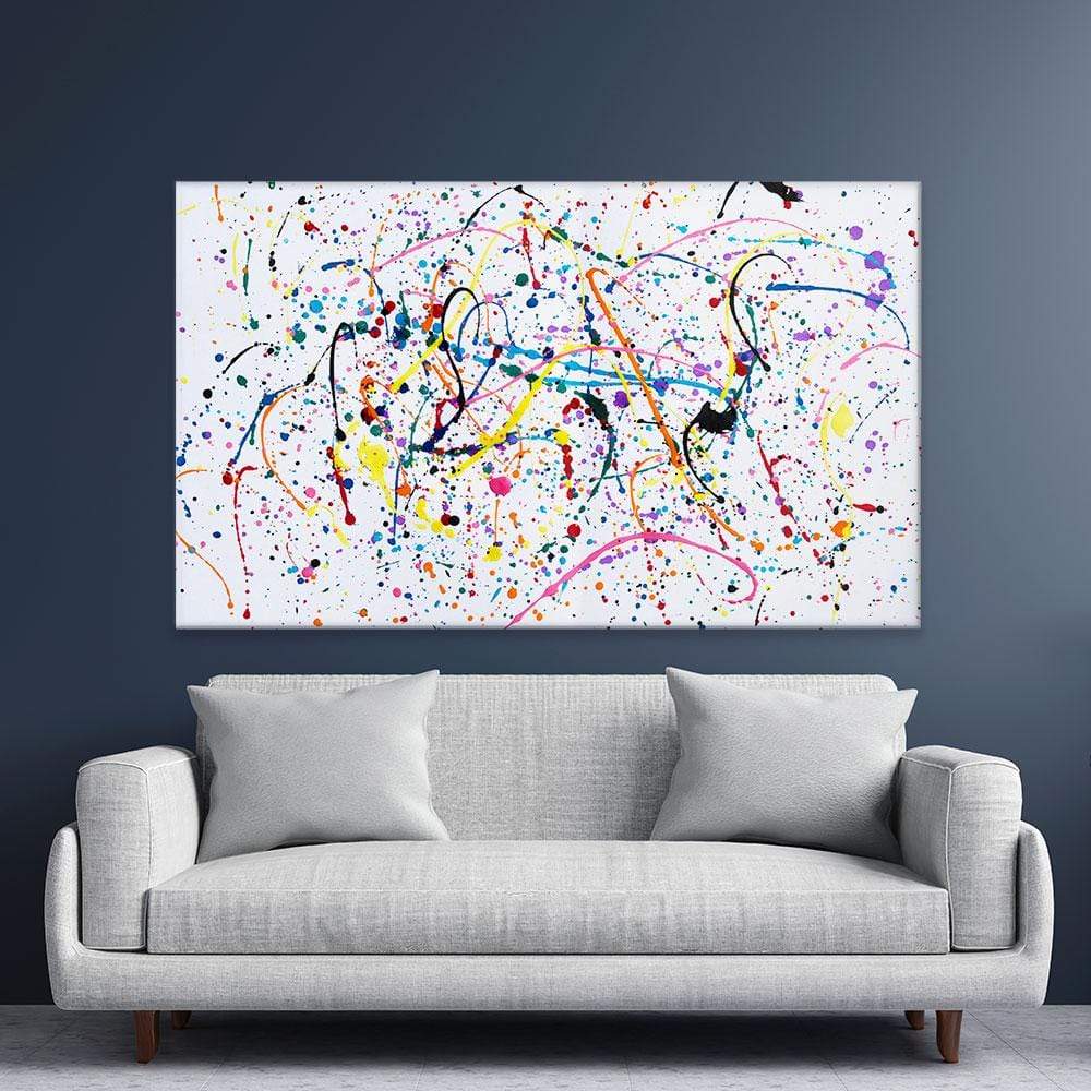 Splashes And Drips Canvas Print wall art product kenchiro168 / Shutterstock