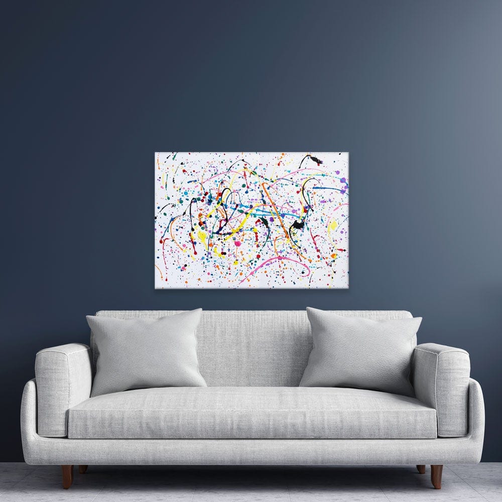 Splashes And Drips Canvas Print wall art product kenchiro168 / Shutterstock