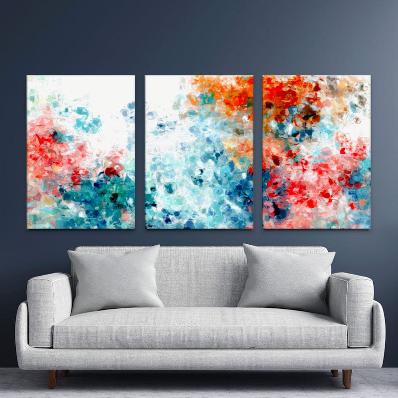 Stained In Colour Trio Canvas Print wall art product colorful freedom / Shutterstock