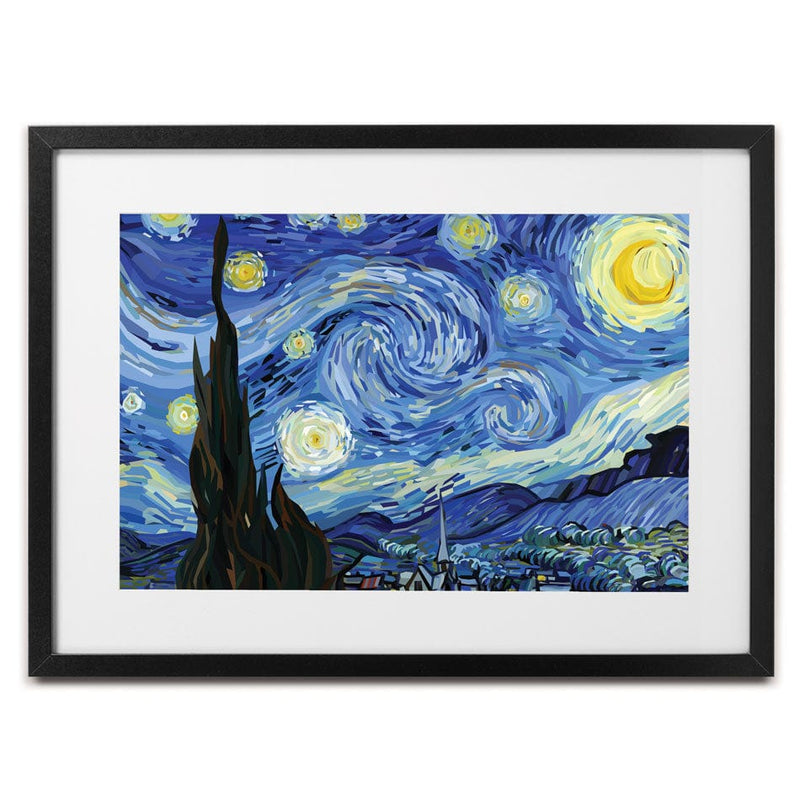Starry Night Framed Art Print wall art product Arif_S / Shutterstock