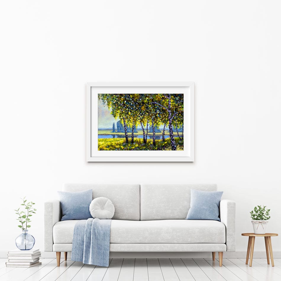 Sunny Rural Landscape Framed Art Print wall art product Valery Rybakow / Shutterstock