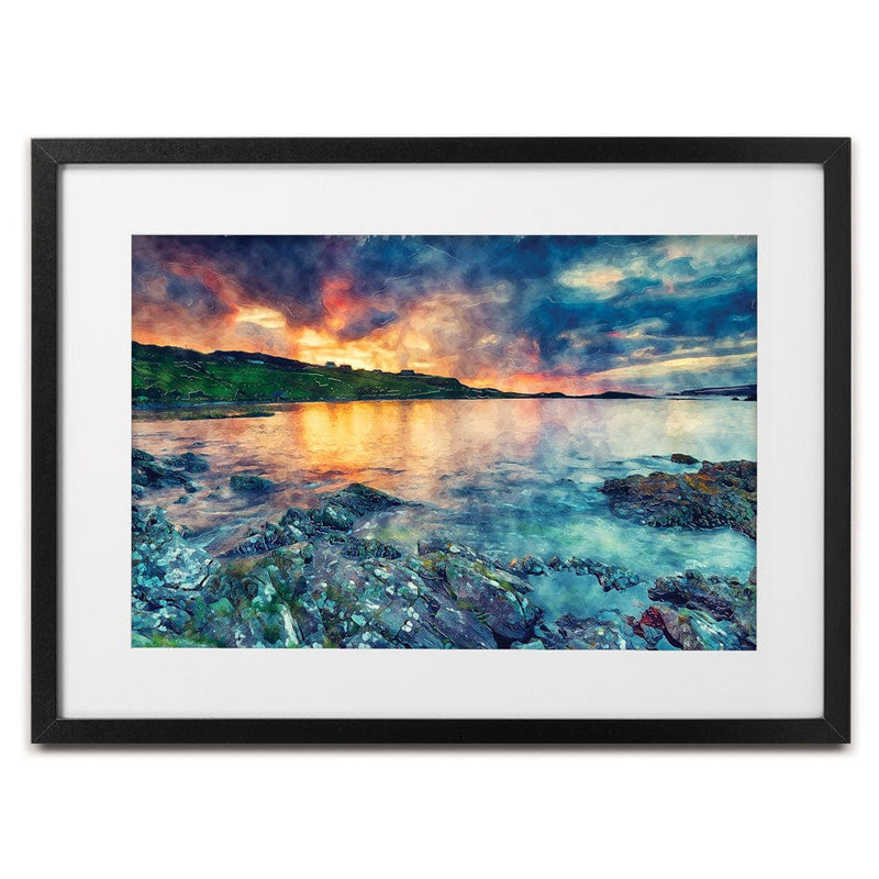Sunset Over The Bay Framed Art Print wall art product Helen Hotson / Shutterstock