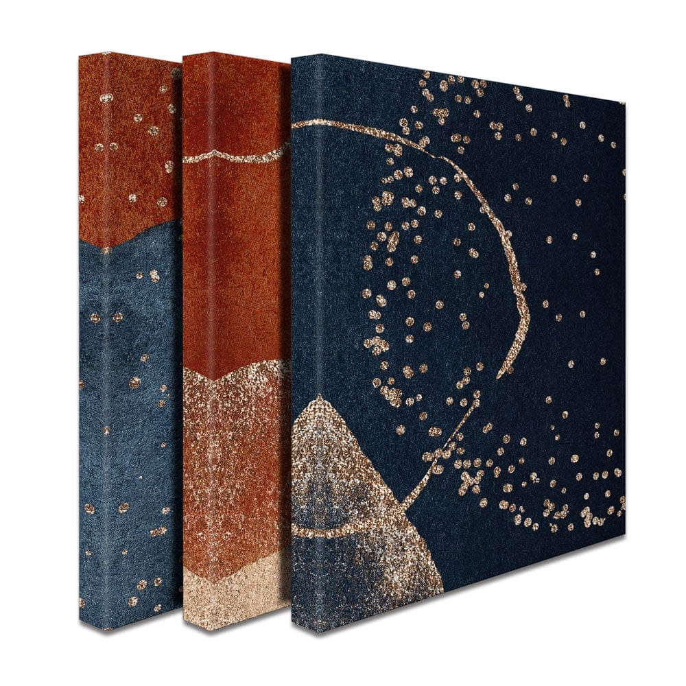 Terracotta Abstract Trio Canvas Print wall art product VerisStudio / Shutterstock