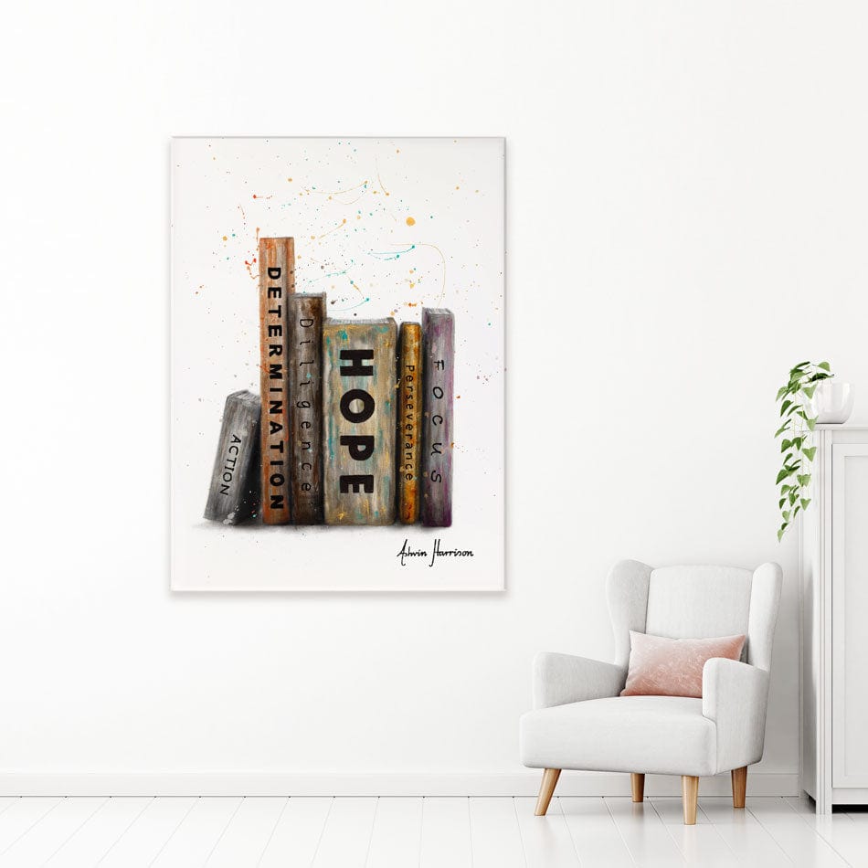 The Books Of Success Canvas Print wall art product Ashvin Harrison