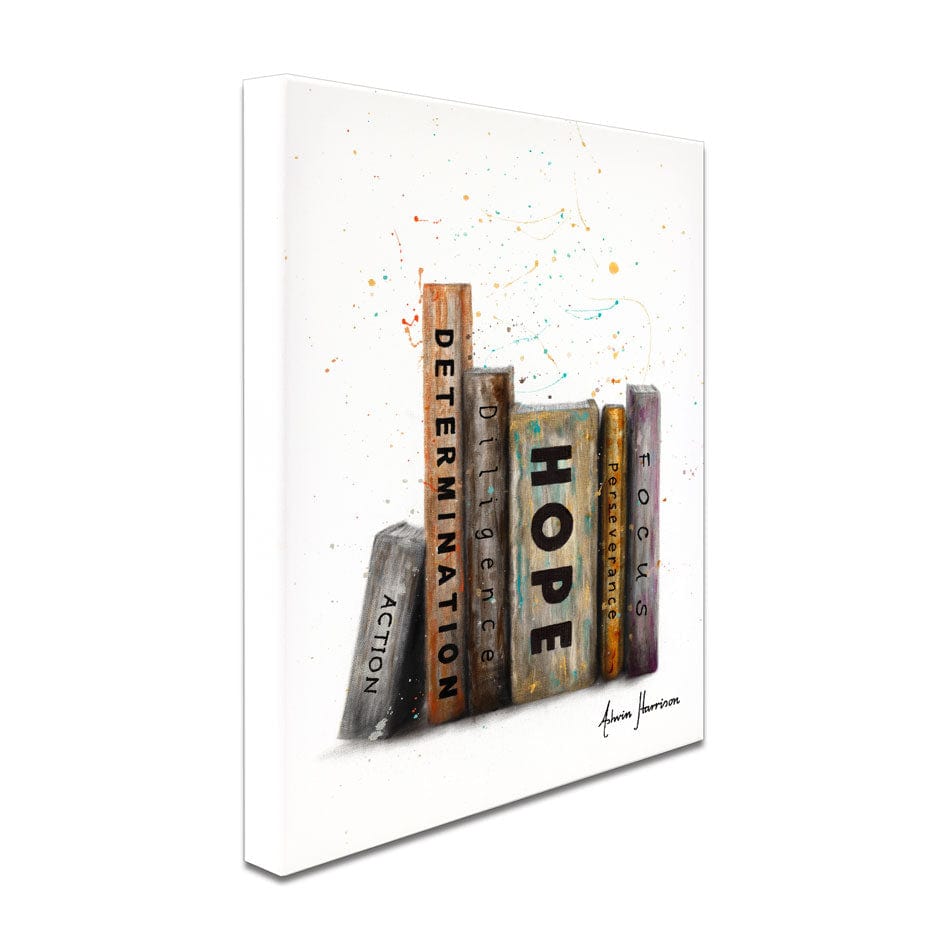 The Books Of Success Canvas Print wall art product Ashvin Harrison