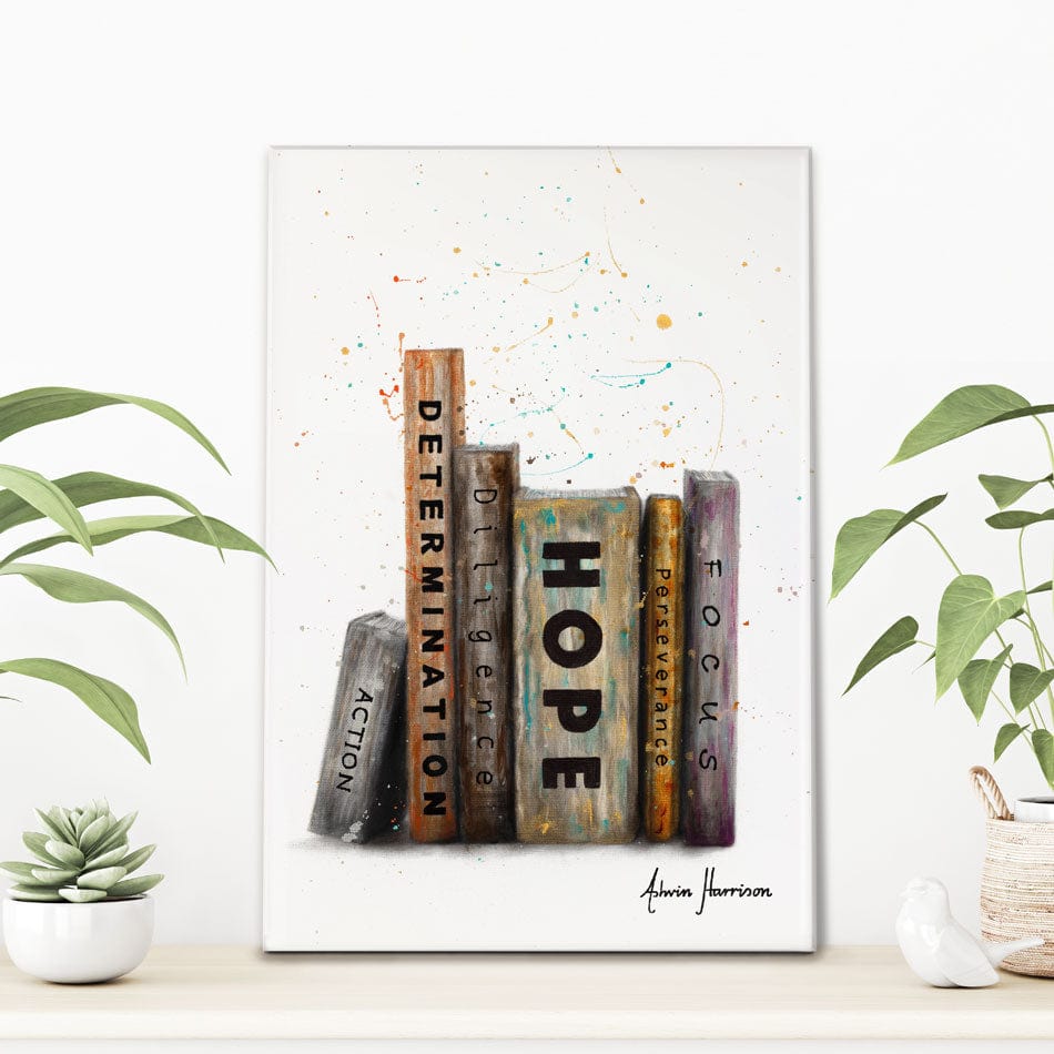 The Books Of Success Canvas Print wall art product Ashvin Harrison
