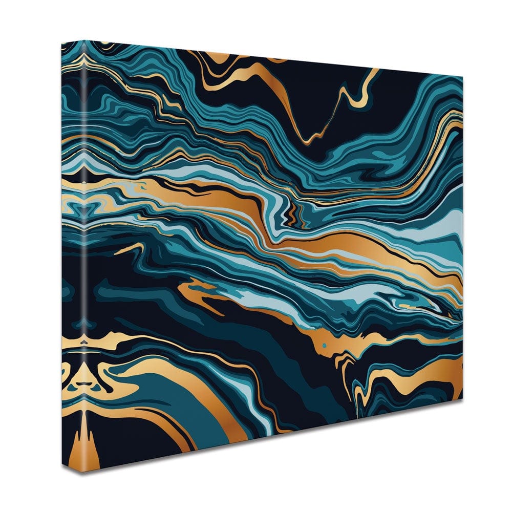 Vibrant Teal Marble Canvas Print wall art product vectortwins / Shutterstock