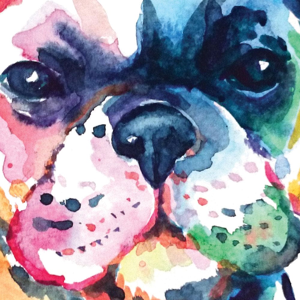 Watercolour Frenchie Framed Art Print wall art product Yuli_ya / Shutterstock