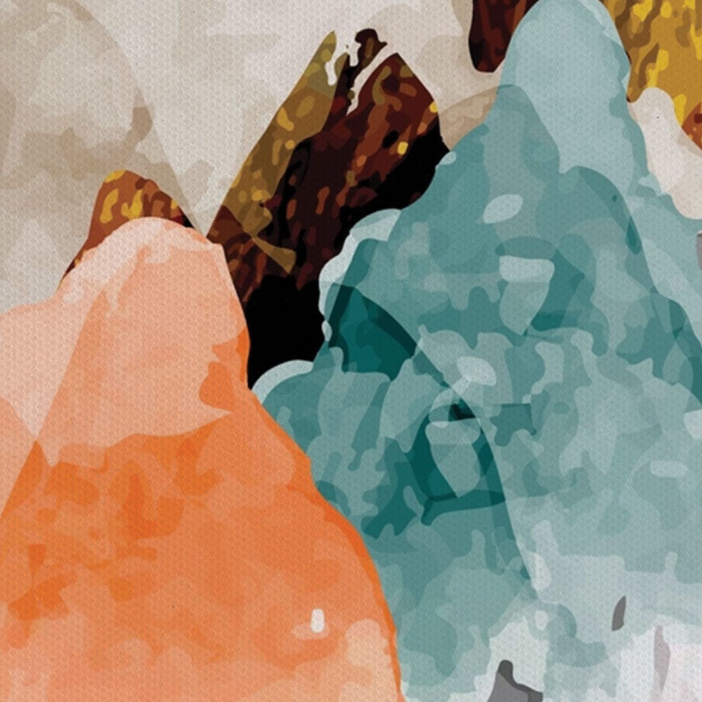 Watercolour Mountains Trio Canvas Print wall art product TWINS DESIGN STUDIO / Shutterstock