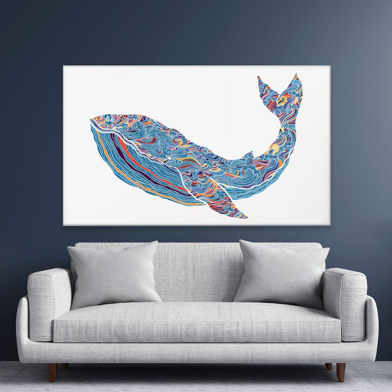 Whale Canvas Print wall art product Tierre3012 / Shutterstock