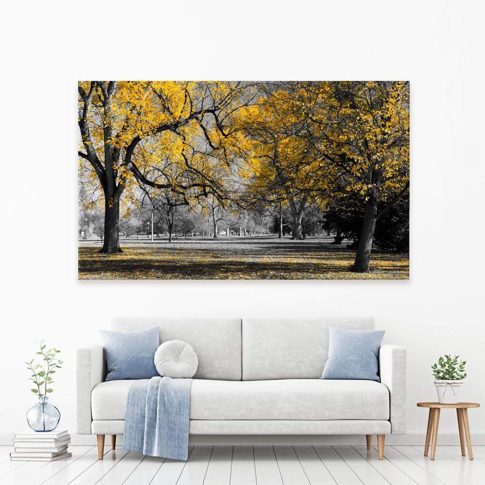 Yellow Blossom Trees Canvas Print wall art product Ryan DeBerardinis / Shutterstock