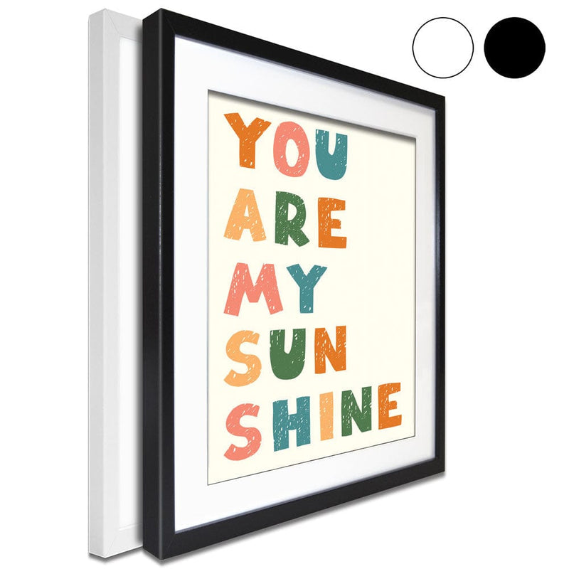 You Are My Sunshine Framed Art Print wall art product LizavetaS / Shutterstock